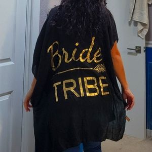 Bride Tribe bathing suit cover